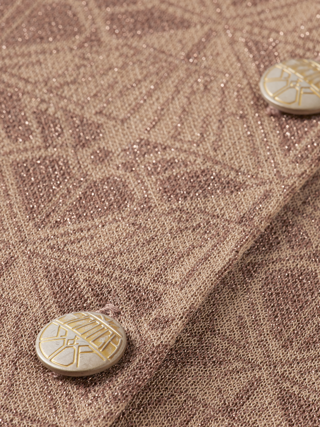 Monogram jacquard knitted jacket