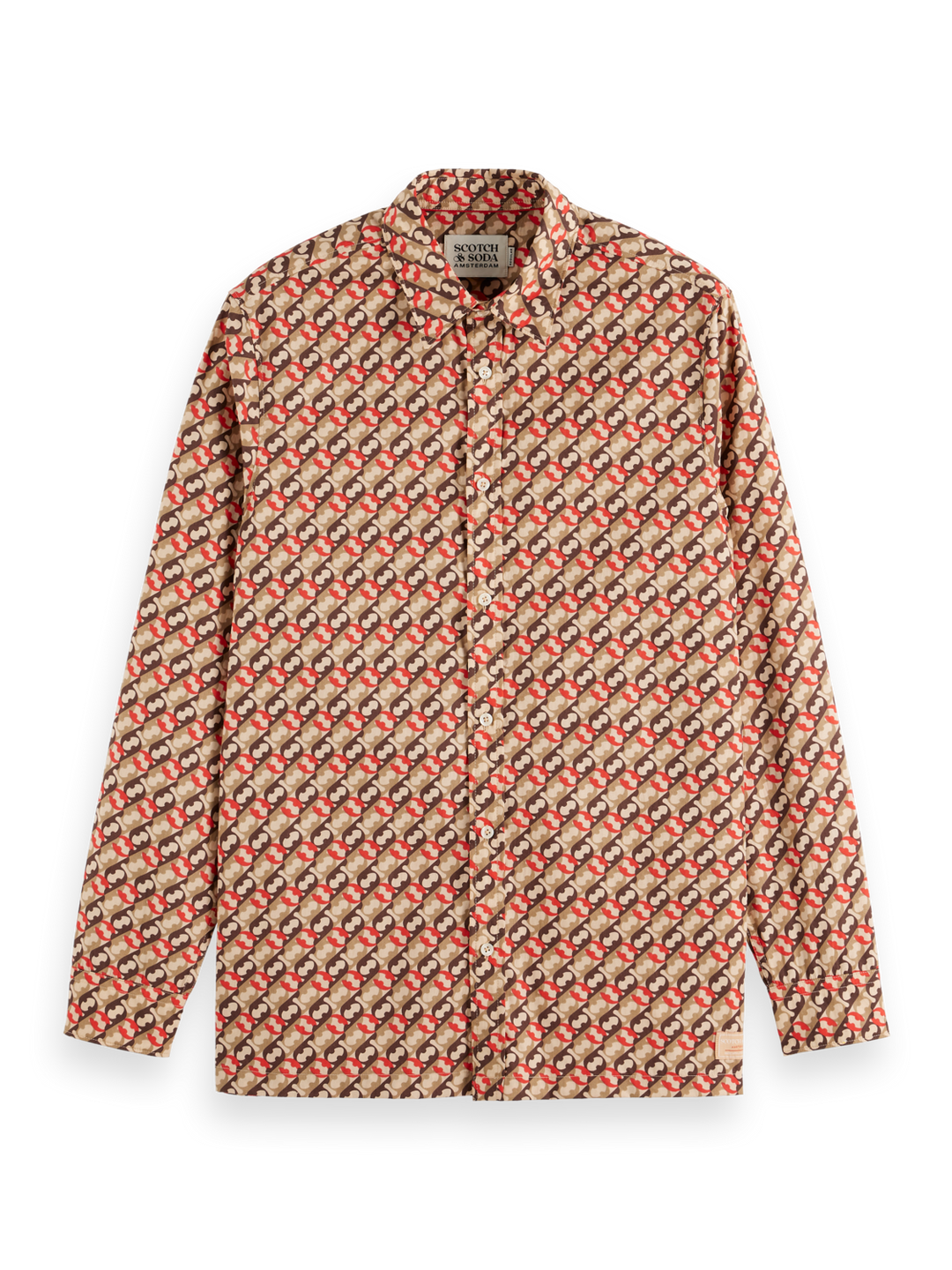 Regular-Fit Geo Print Shirt