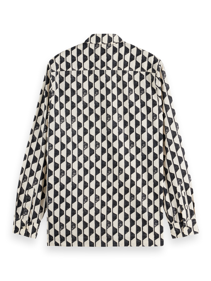 Regular-Fit Geo Print Shirt