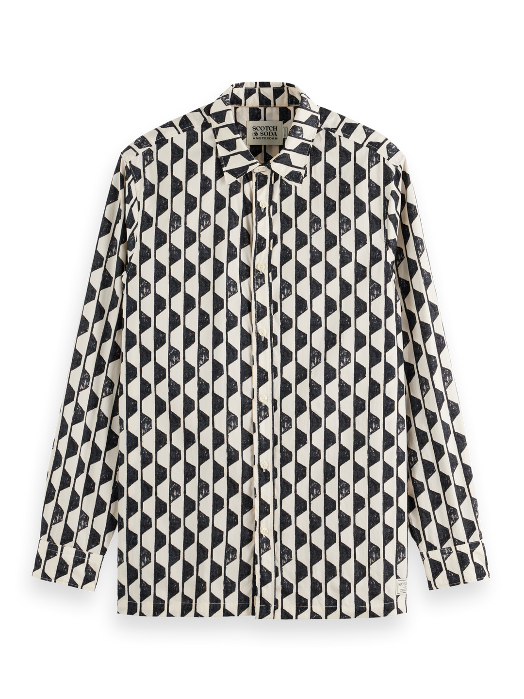 Regular-Fit Geo Print Shirt