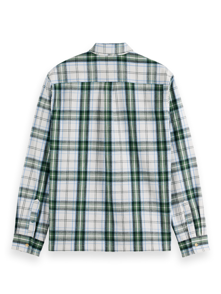 Relaxed-Fit YD Flannel Check Shirt