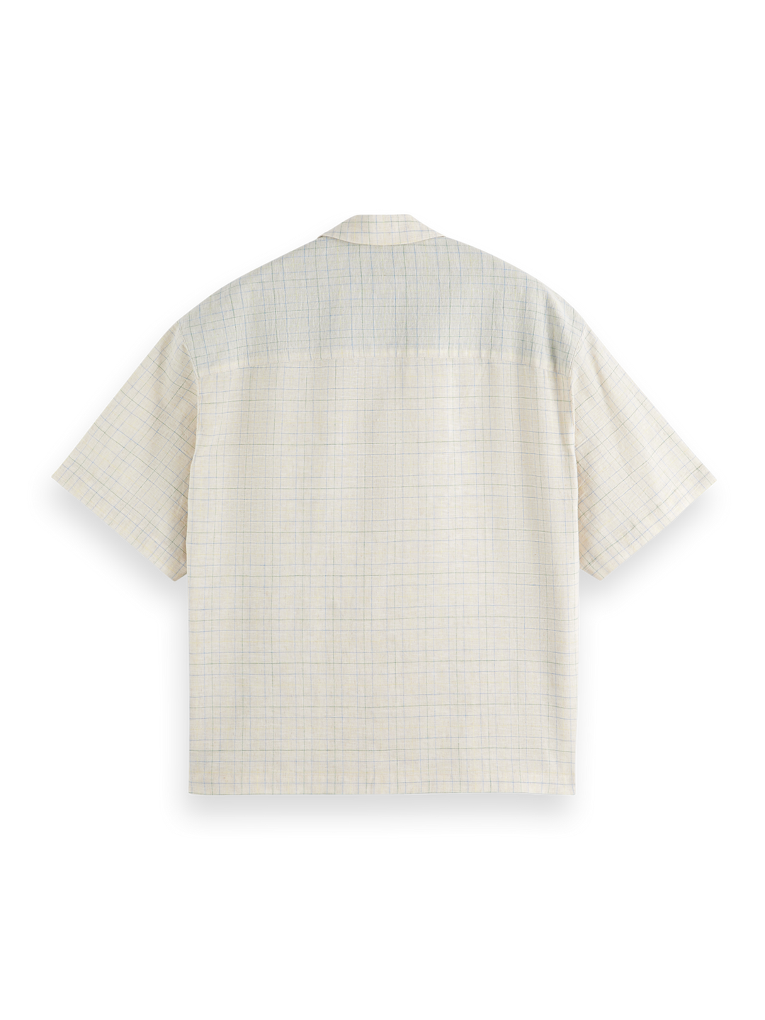 Relaxed-Fit SS Yarn-Dyed Check Shirt