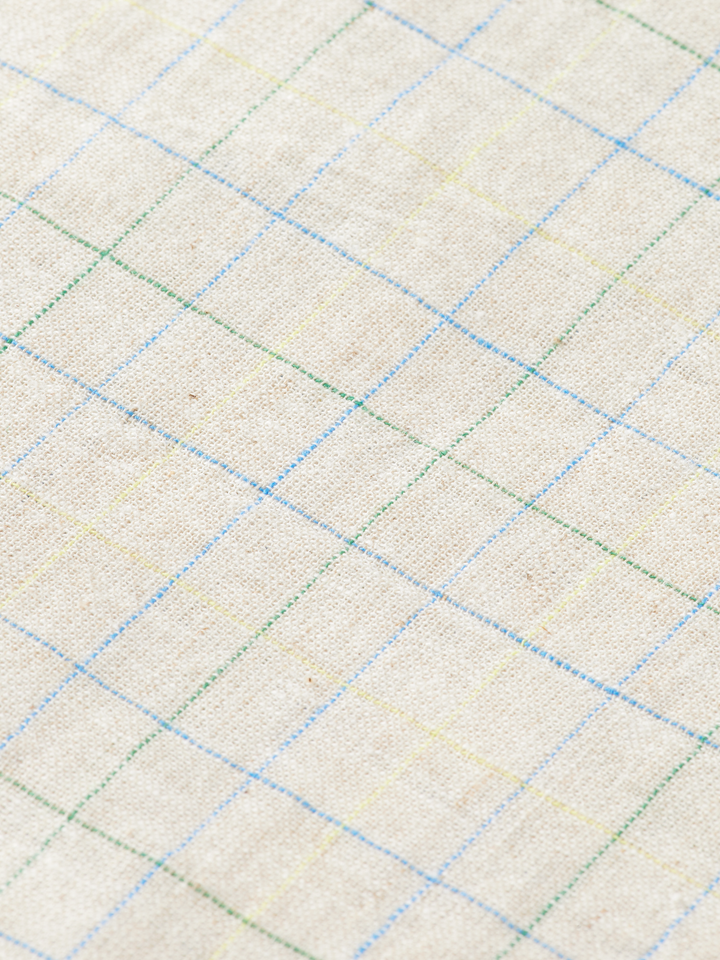 Relaxed-Fit SS Yarn-Dyed Check Shirt