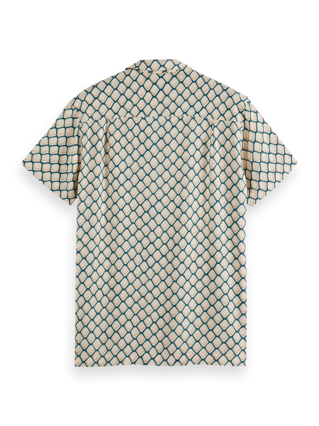 Regular-Fit SS AOP Viscose Shirt