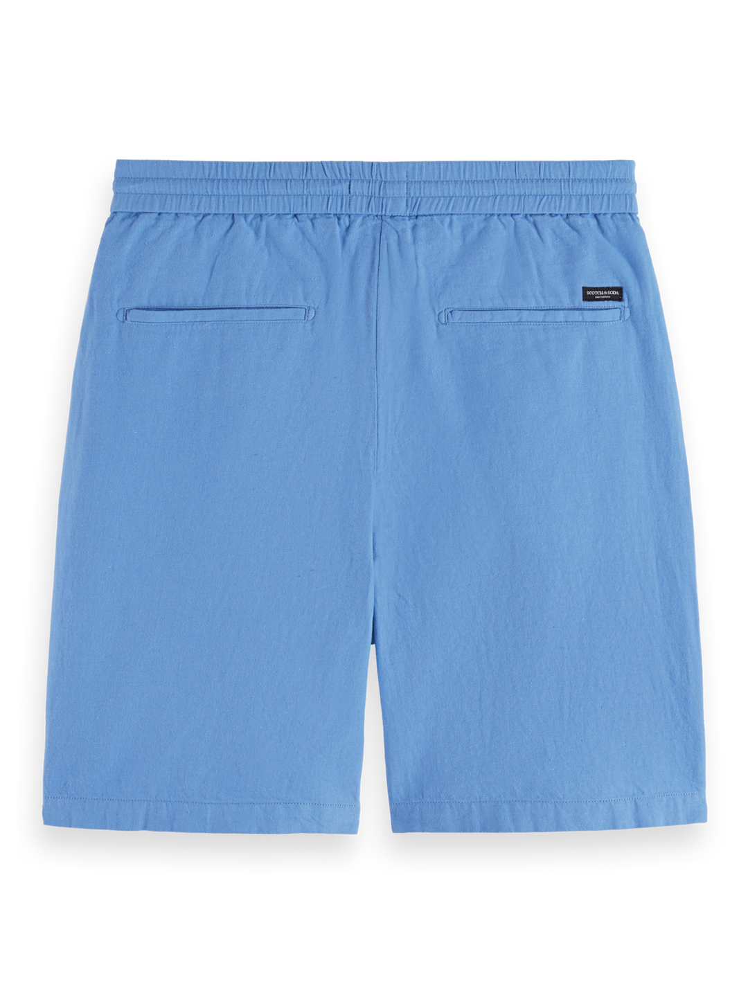 Seasonal core-Fave cotton linen relaxed fit bermuda