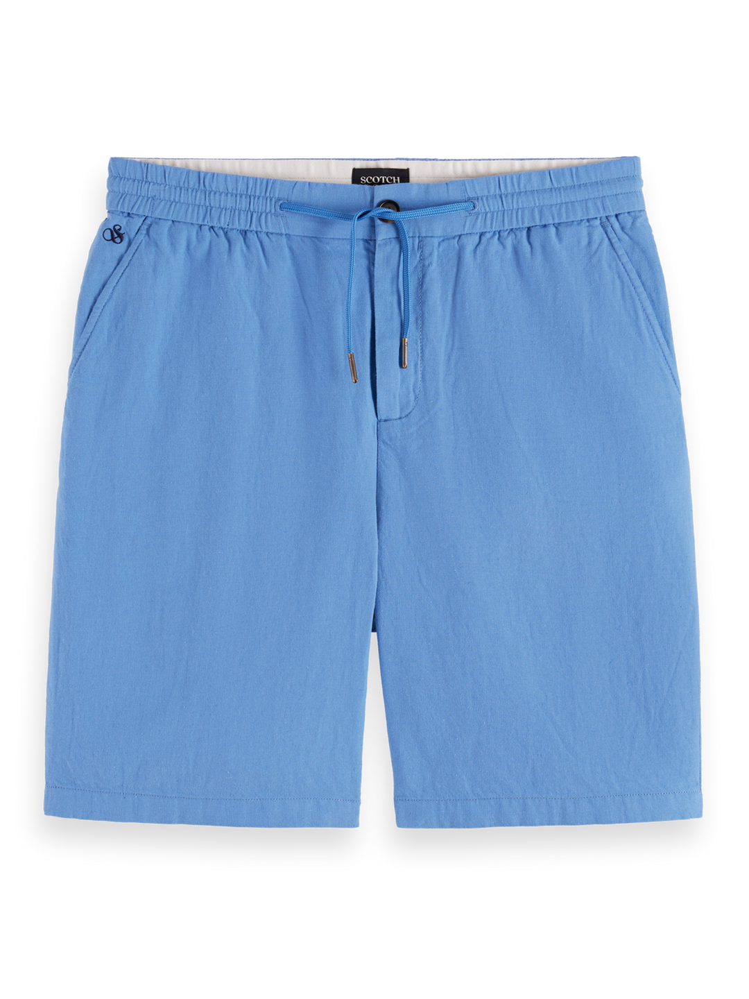 Seasonal core-Fave cotton linen relaxed fit bermuda
