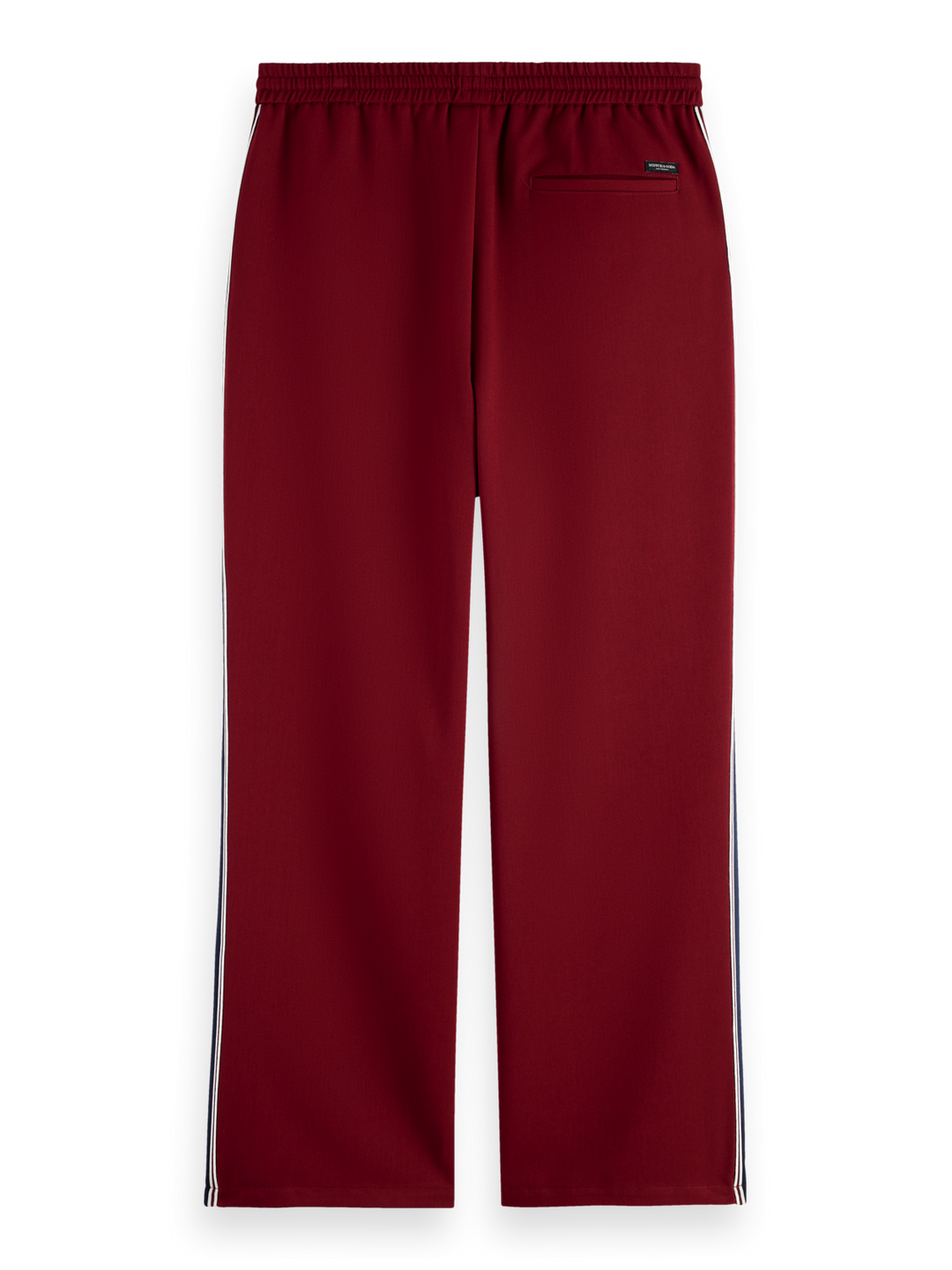 Tape-trimmed straight fit track pant