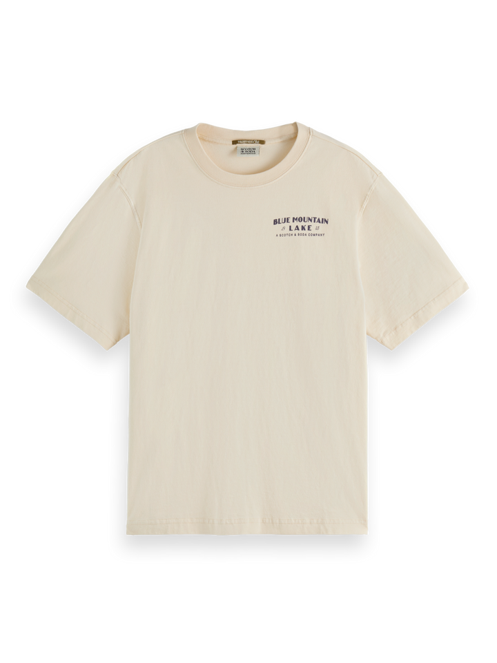 Washed artwork loose fit T-shirt