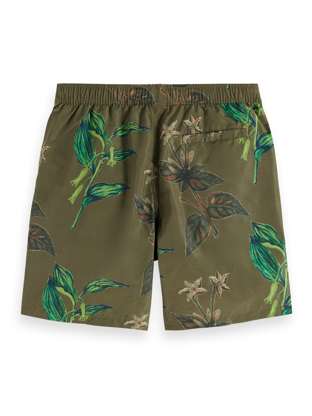 Printed mid-length swimshort
