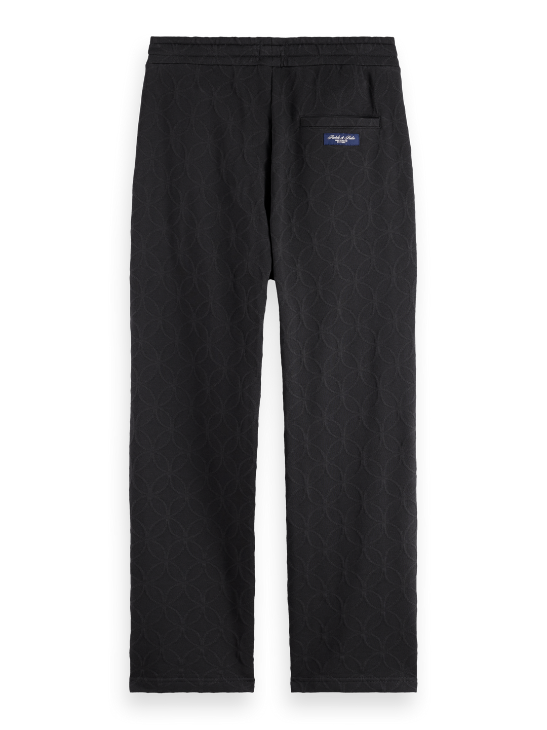 Jacquard Terry Relaxed Straight Fit Sweatpants