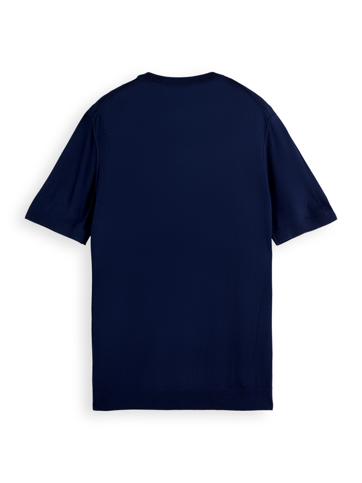 Knitted regular fit T-shirt