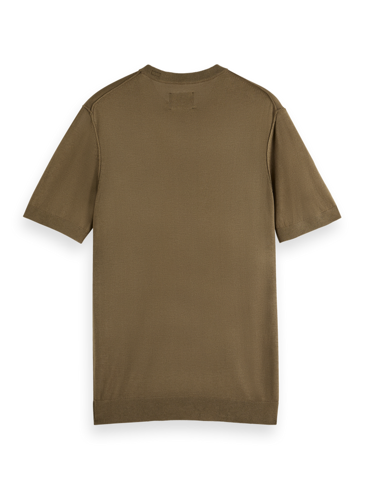 Knitted regular fit T-shirt