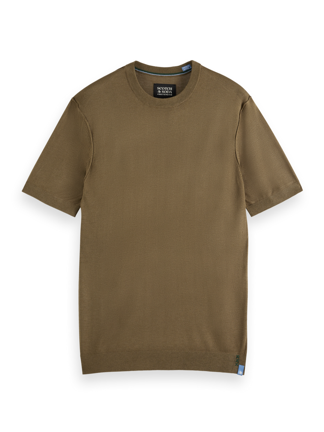 Knitted regular fit T-shirt