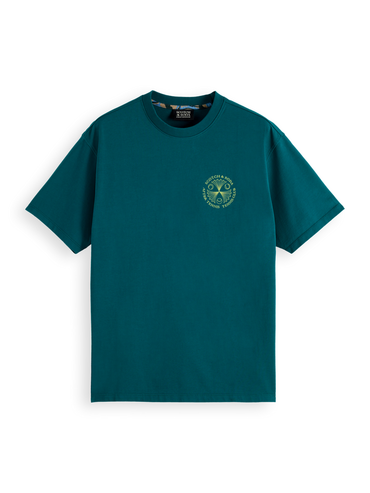 Front and back artwork relaxed fit t-shirt