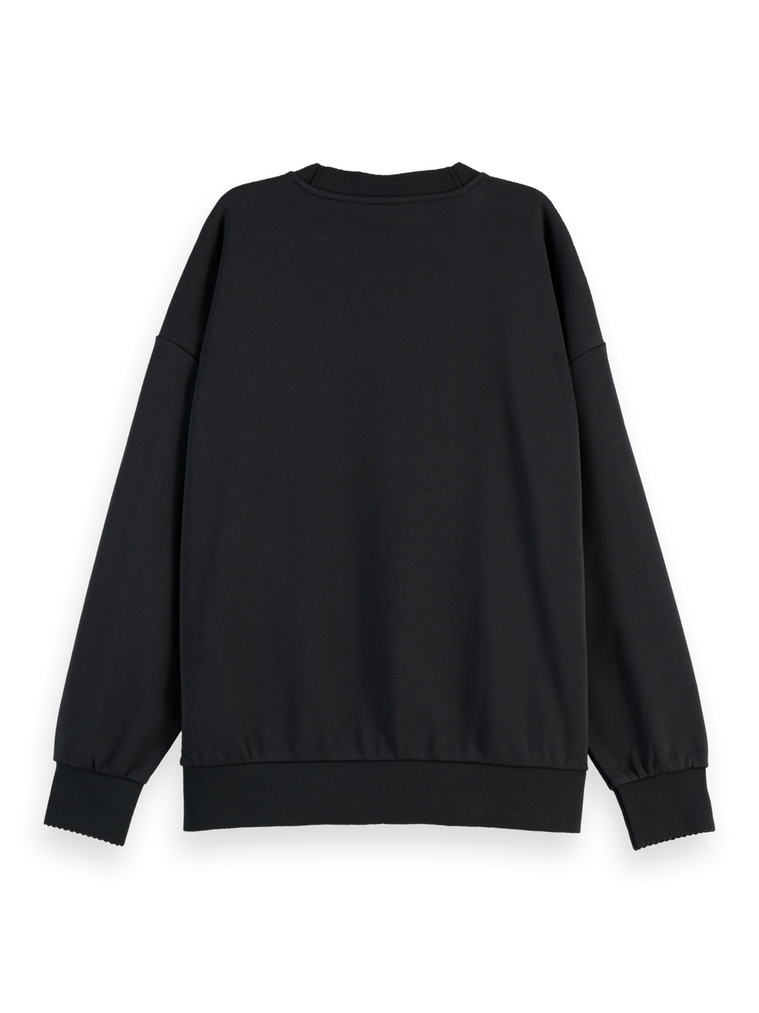 Foil print oversized sweatshirt