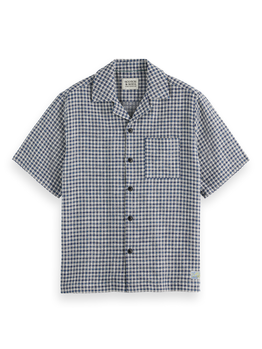 Relaxed-Fit SS Jacquard Shirt