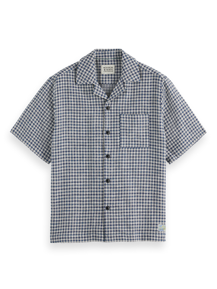 Relaxed-Fit SS Jacquard Shirt