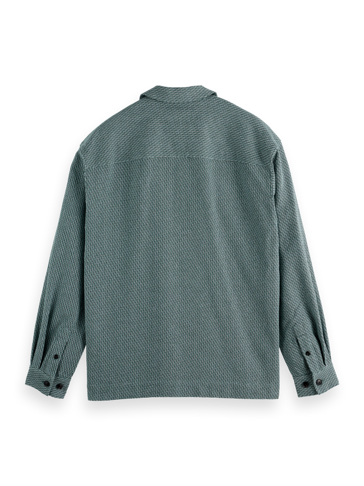 Relaxed-Fit Structured Overshirt