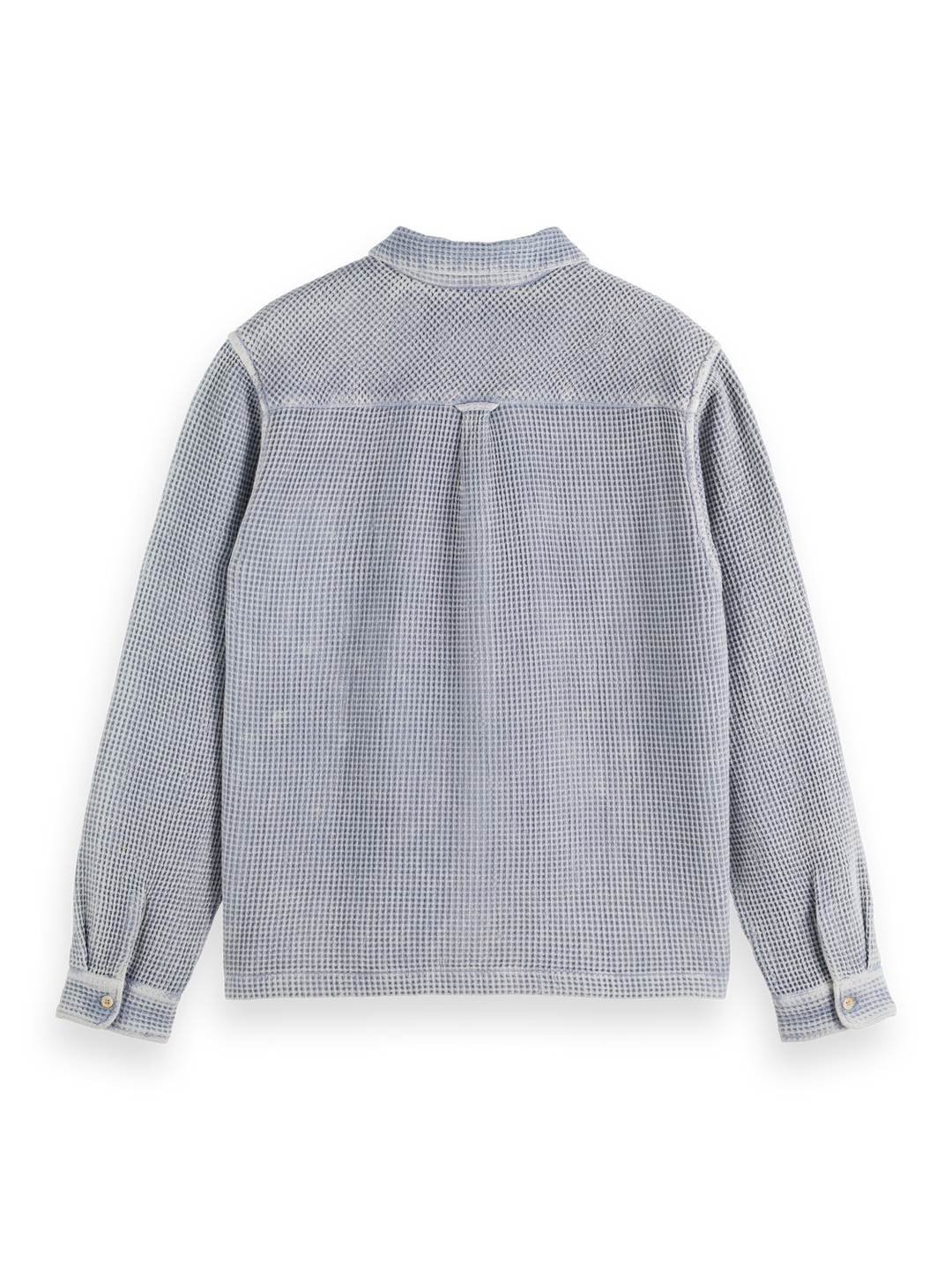 Regular-Fit Over-Dye Waffle Shirt