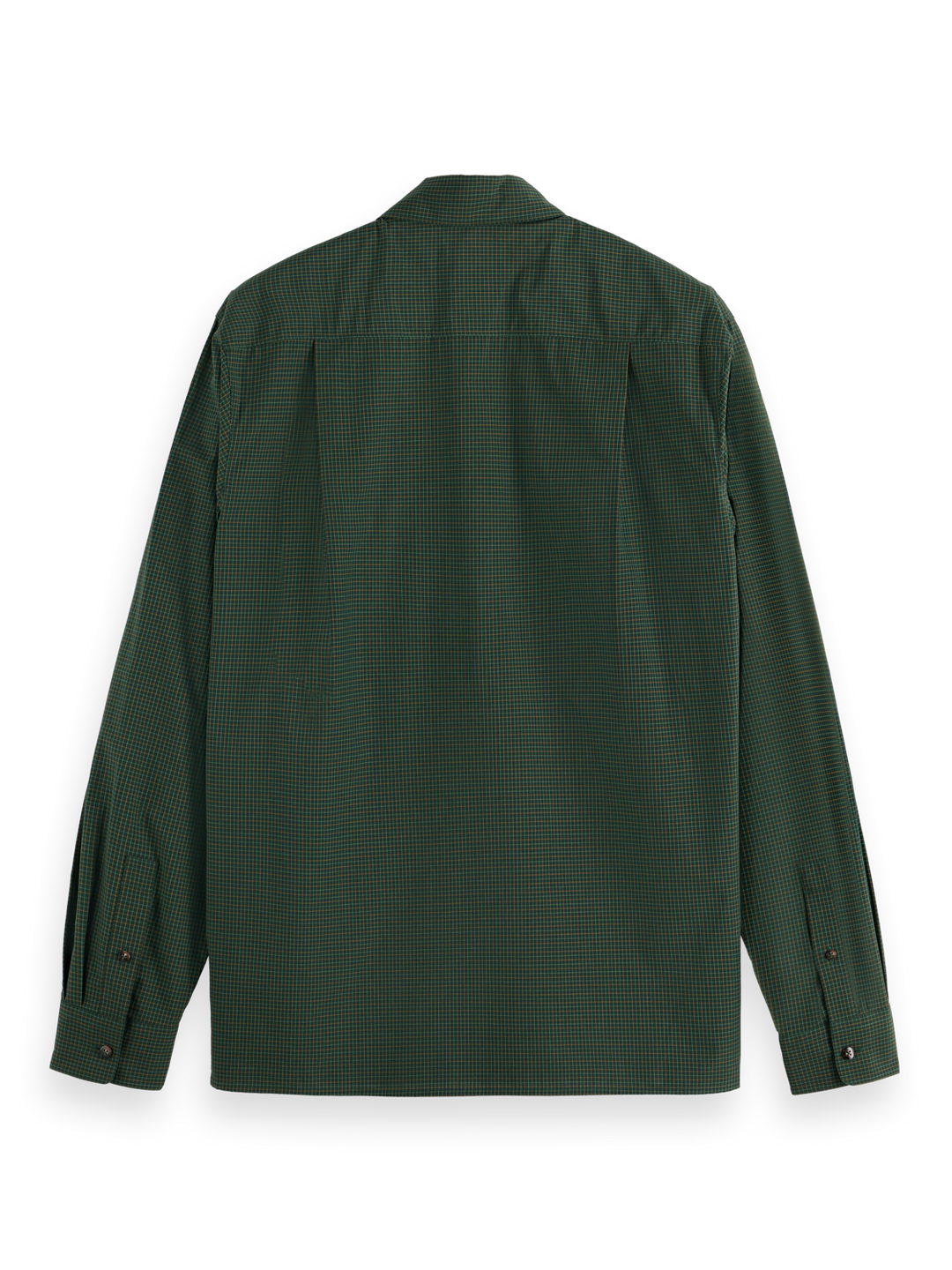 Relaxed-Fit YD Micro-Check Shirt
