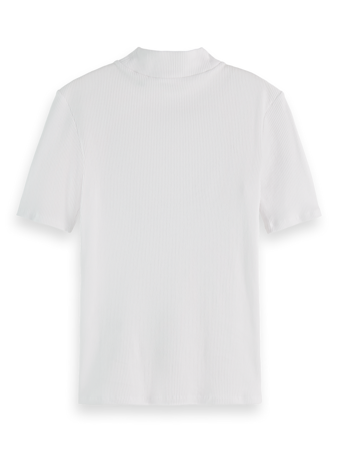 Core Mock Neck Rib T-Shirt