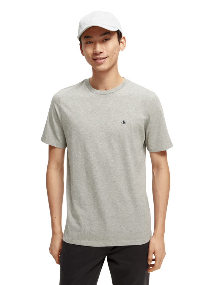 Essentials - Crewneck jersey T-shirt in Organic Cotton