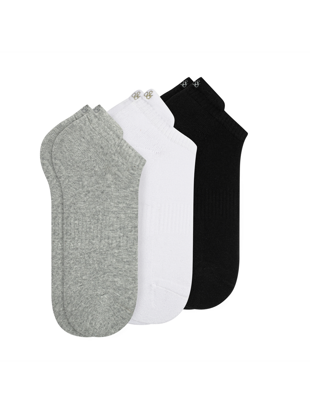 3-Pack Mens Terry Low Cut Socks