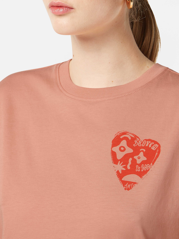 Chest artwork regular fit T-shirt
