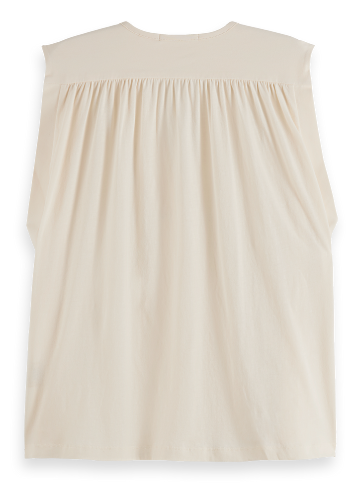 Drapey V-neck T-shirt