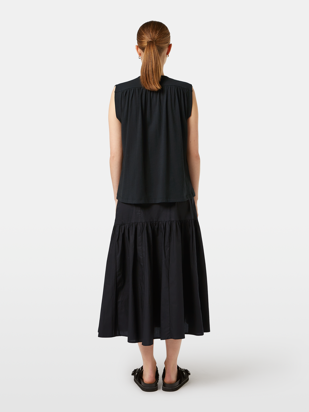 Drapey V-neck T-shirt