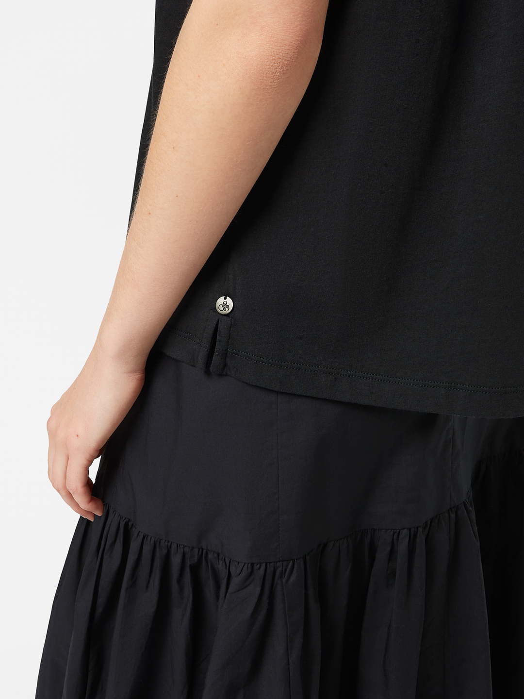 Drapey V-neck T-shirt