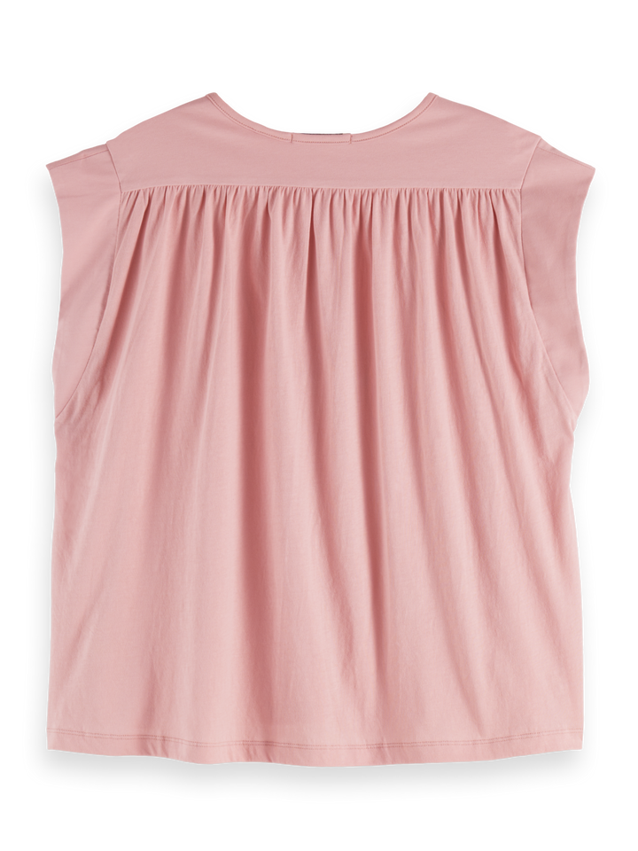 Drapey V-neck T-shirt