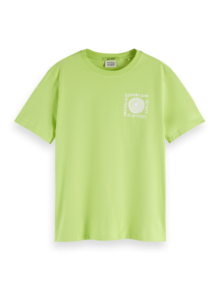 Regular fit T-shirt with chest artwork
