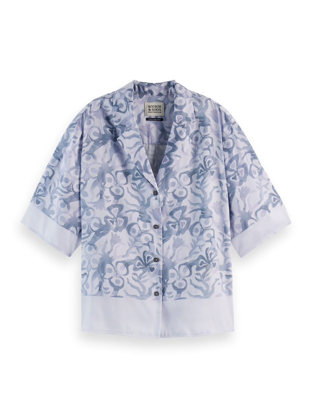 Printed short sleeve shirt