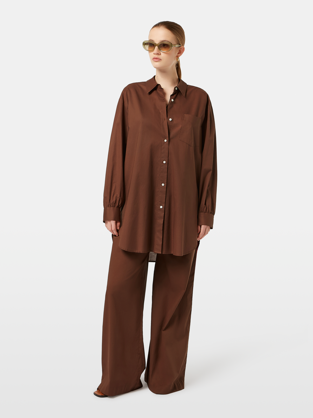 Oversized light weight cotton shirt