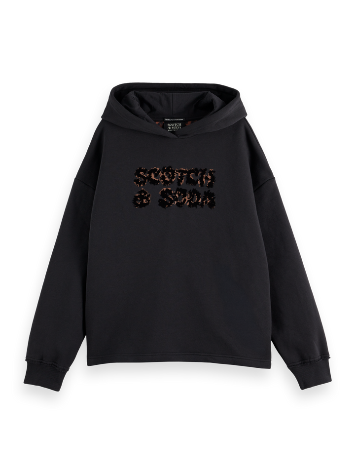 Hoodie with open back