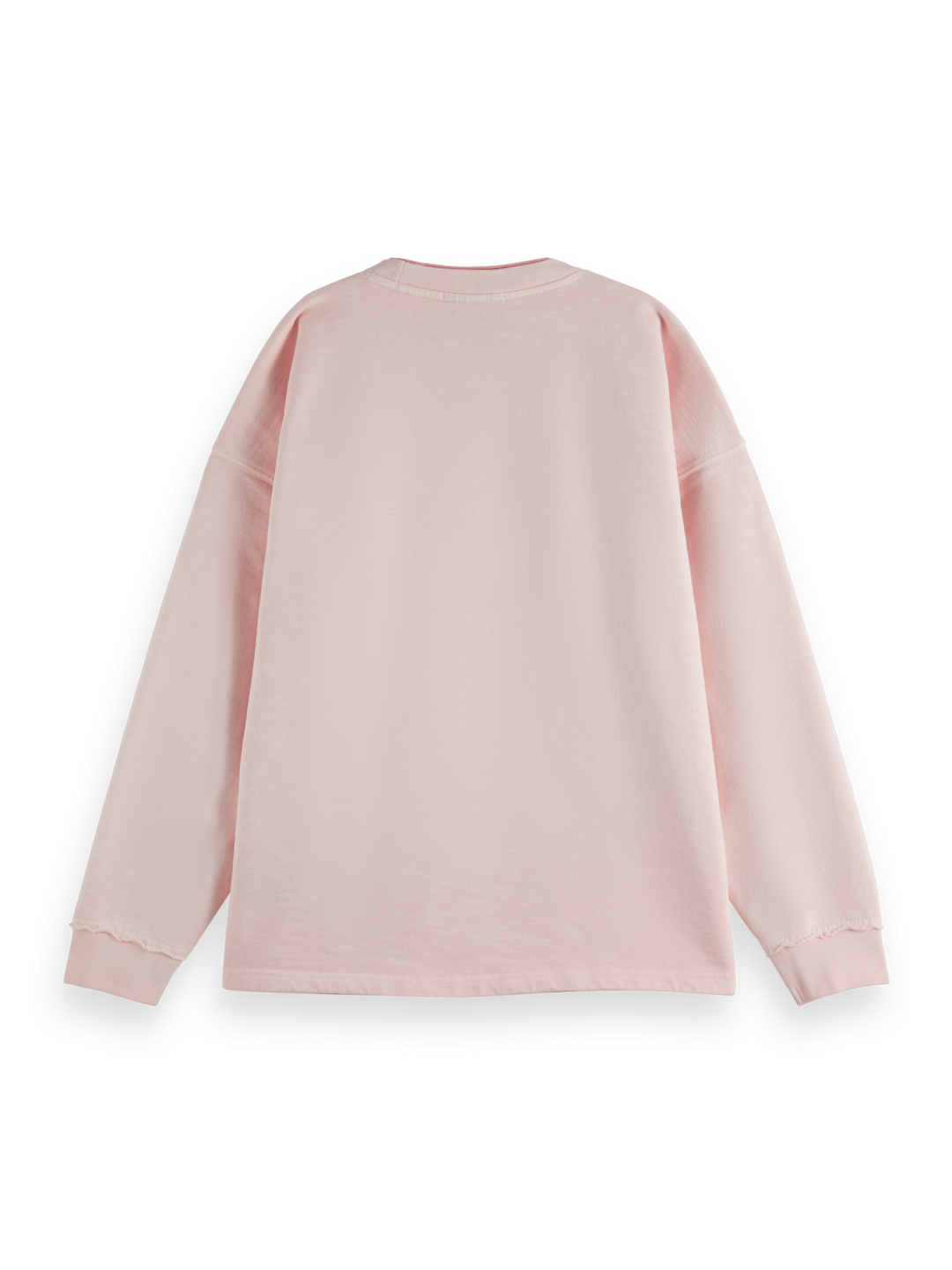Garment dye logo oversized sweatshirt