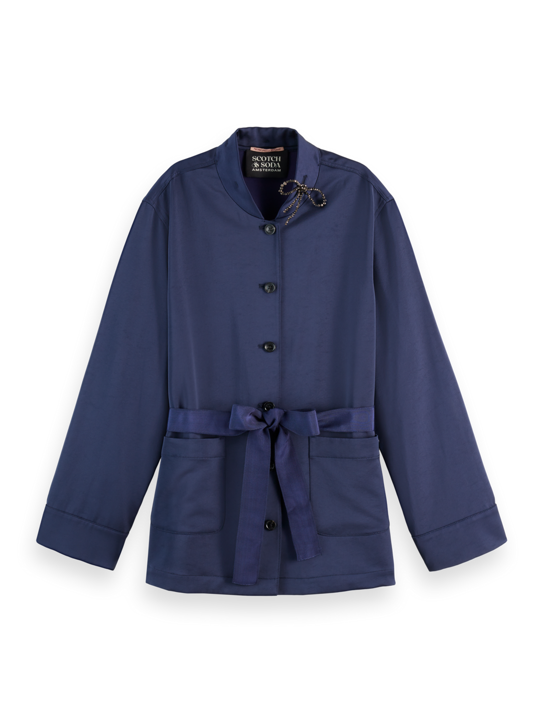 Satin blazer