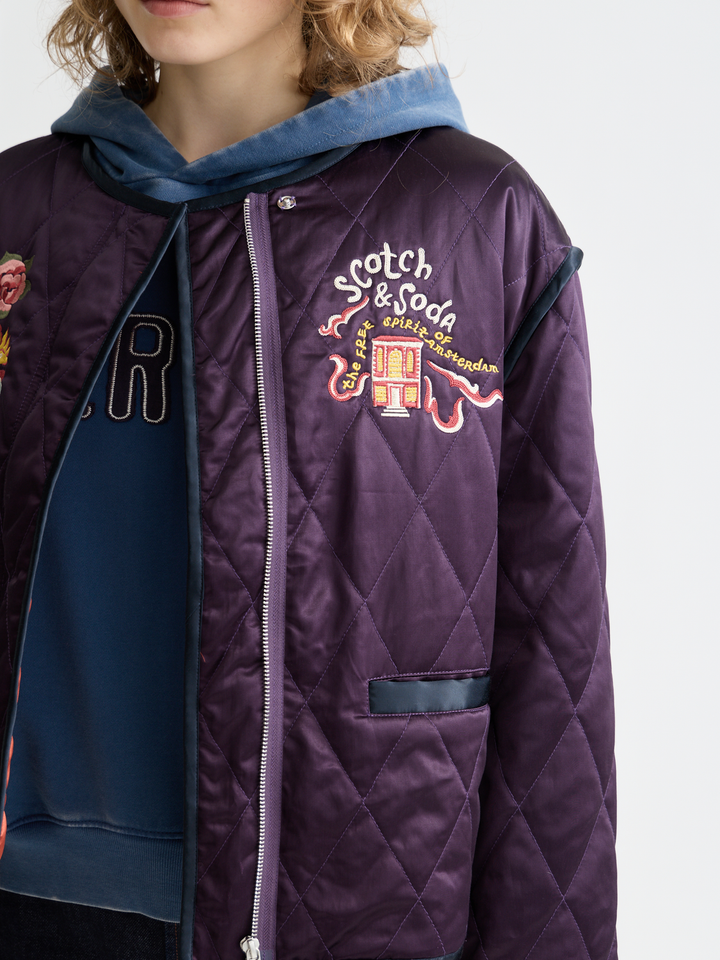 40 years embroidered souvenir jacket