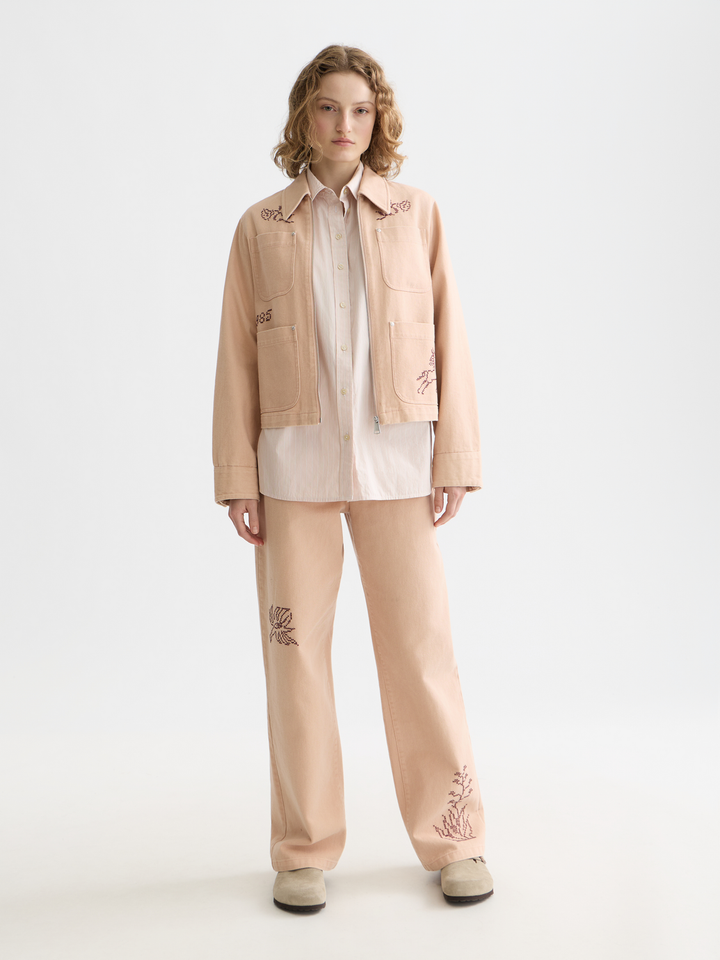 The Ripple - high rise straight leg pants