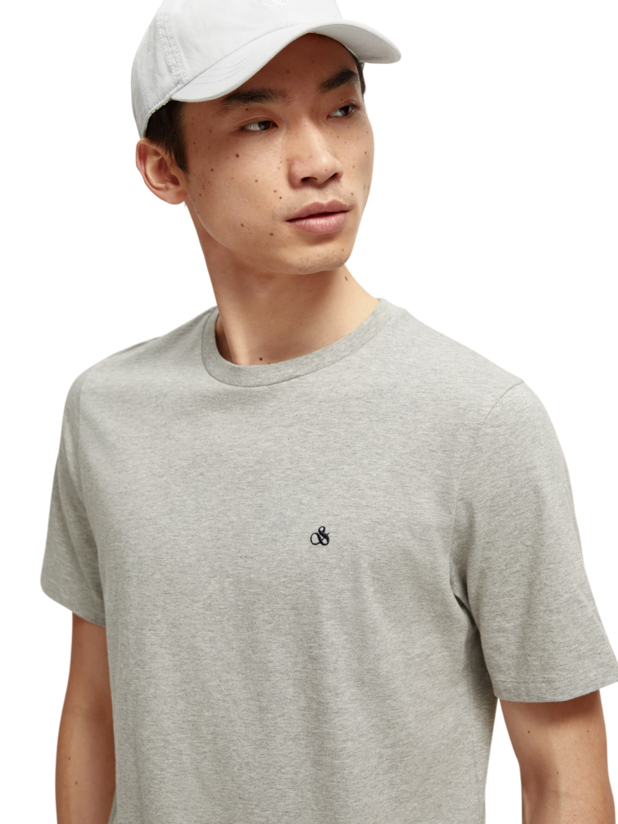 Essentials - Crewneck jersey T-shirt in Organic Cotton