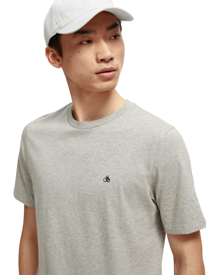 Essentials - Crewneck jersey T-shirt in Organic Cotton