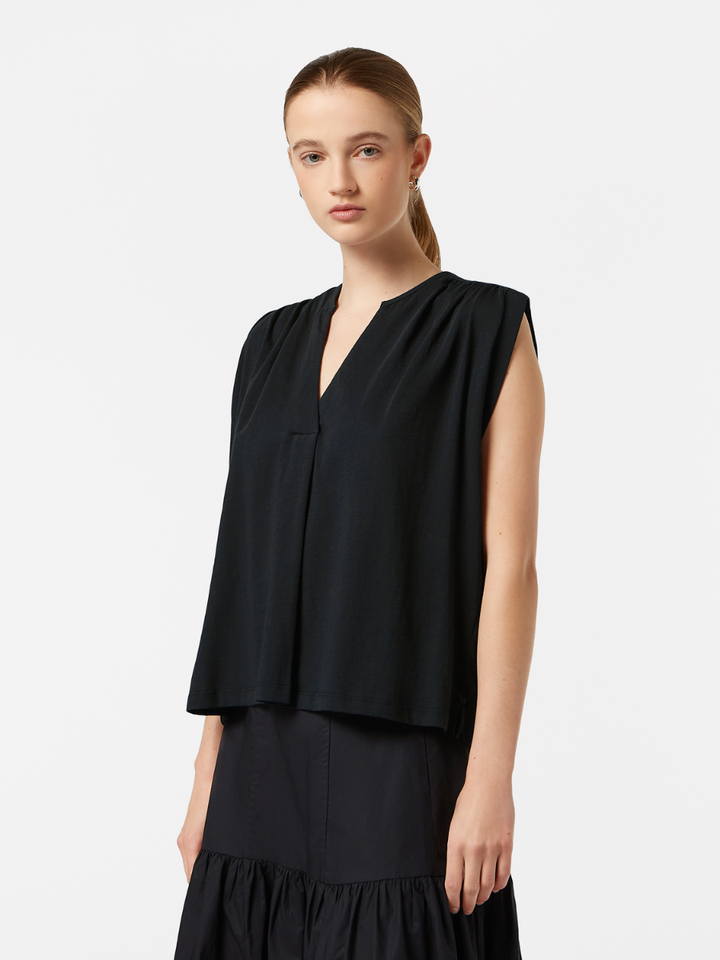 Drapey V-neck T-shirt