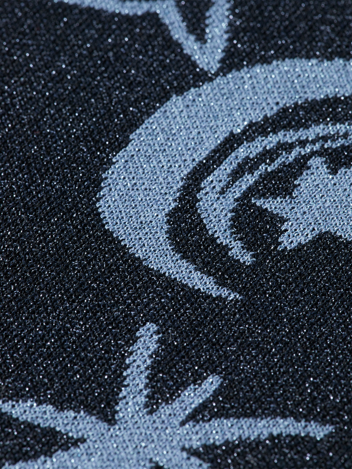 Jacquard Short Sleeve Pullover