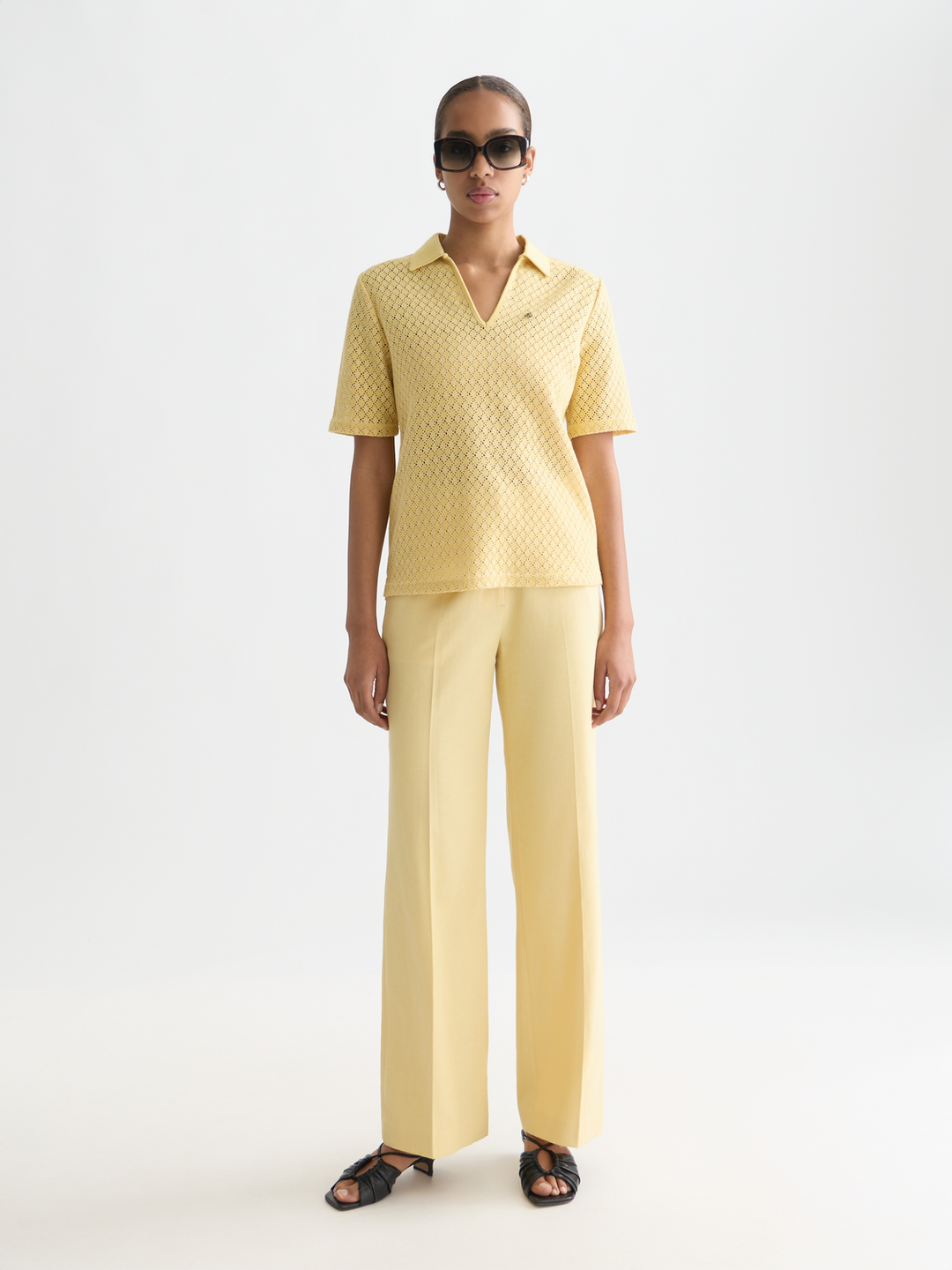 Crochet polo