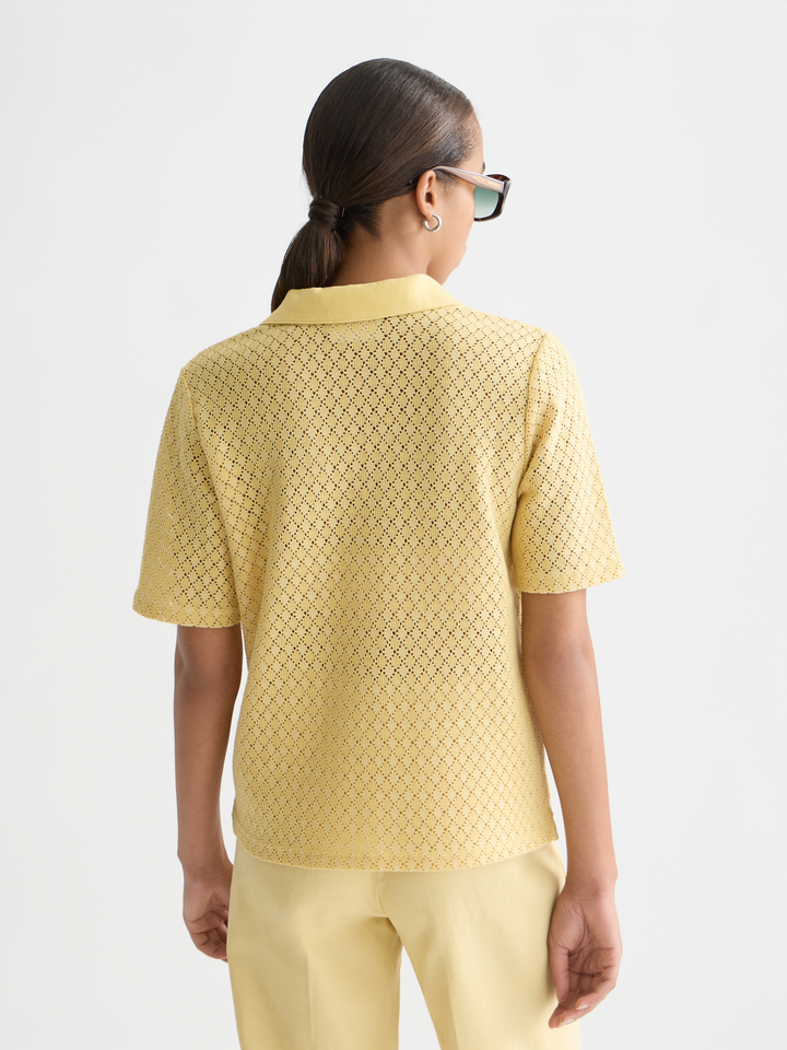 Crochet polo