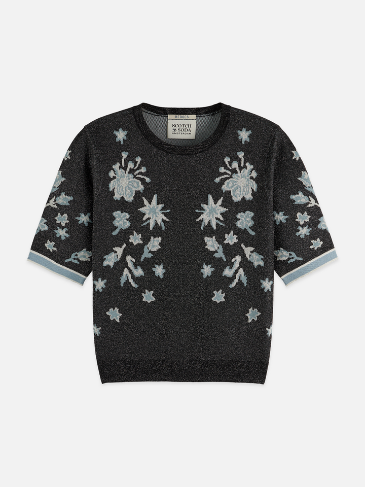40 Years Jacquard Short Sleeve Pullover