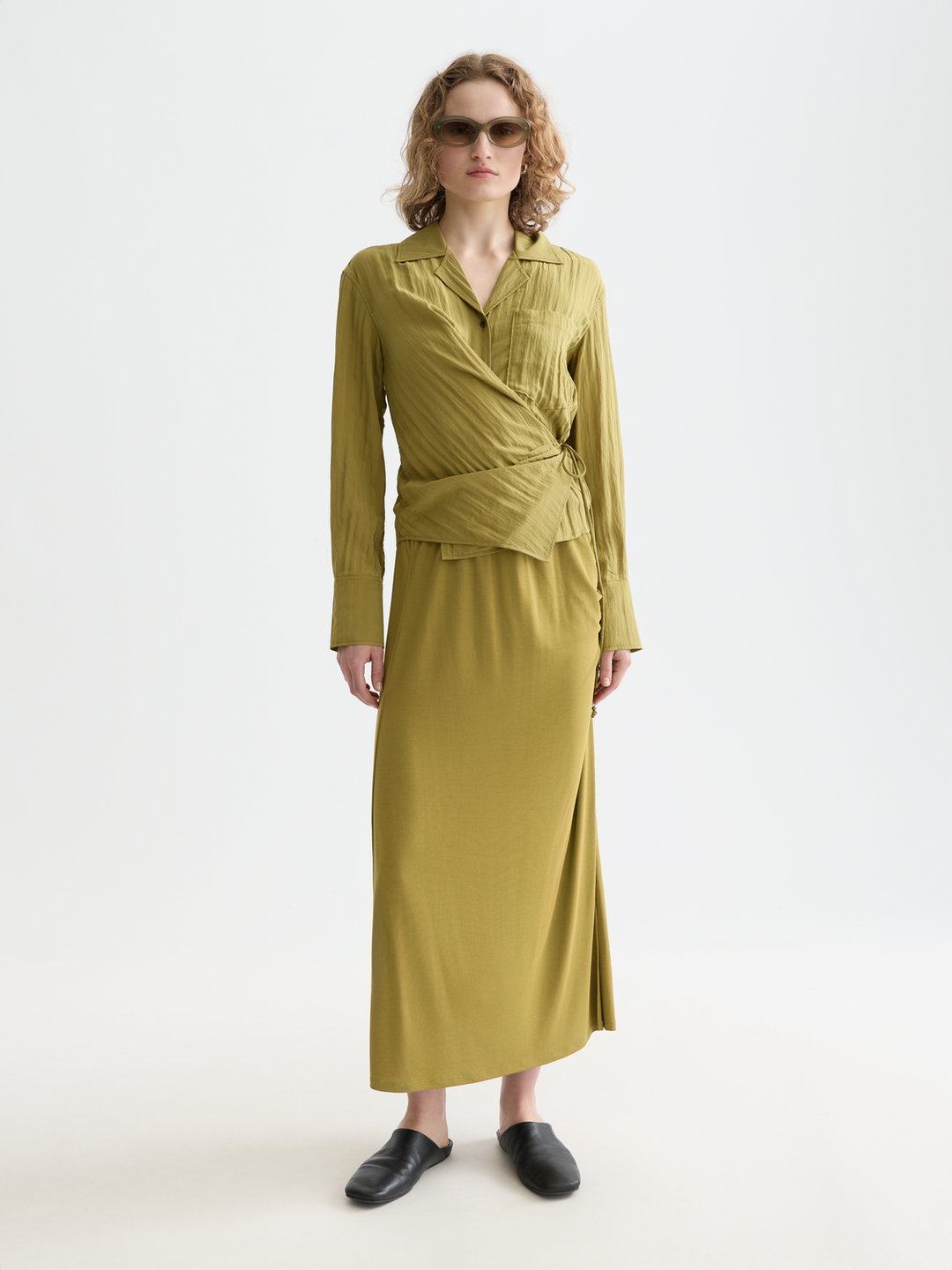 Long Sleeve Wrap Shirt