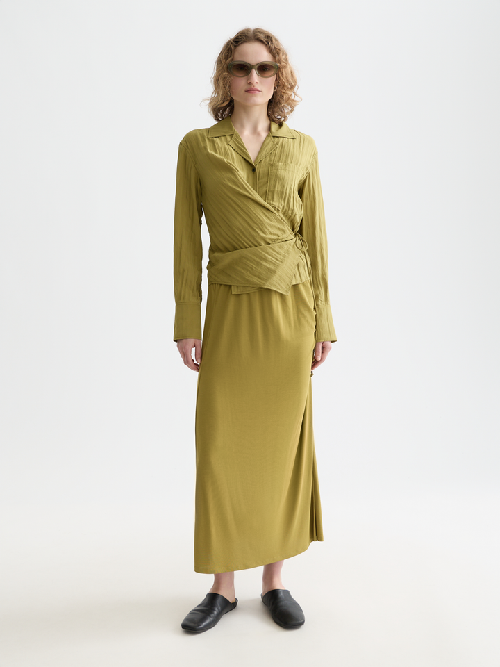 Long Sleeve Wrap Shirt