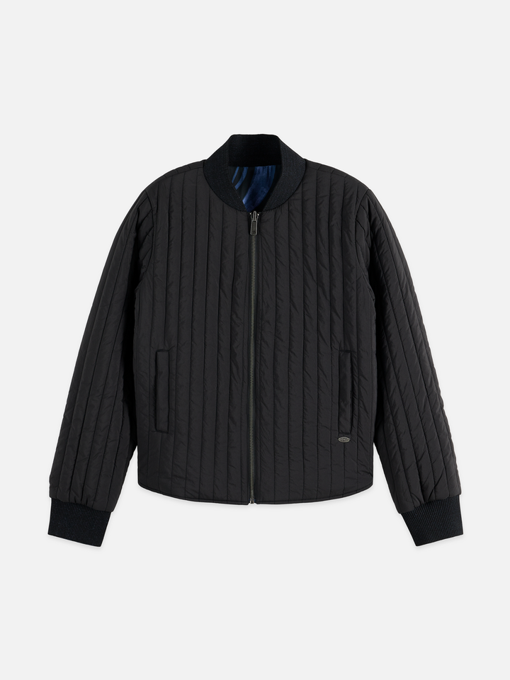 Quilted Reversible Bomber Jacket